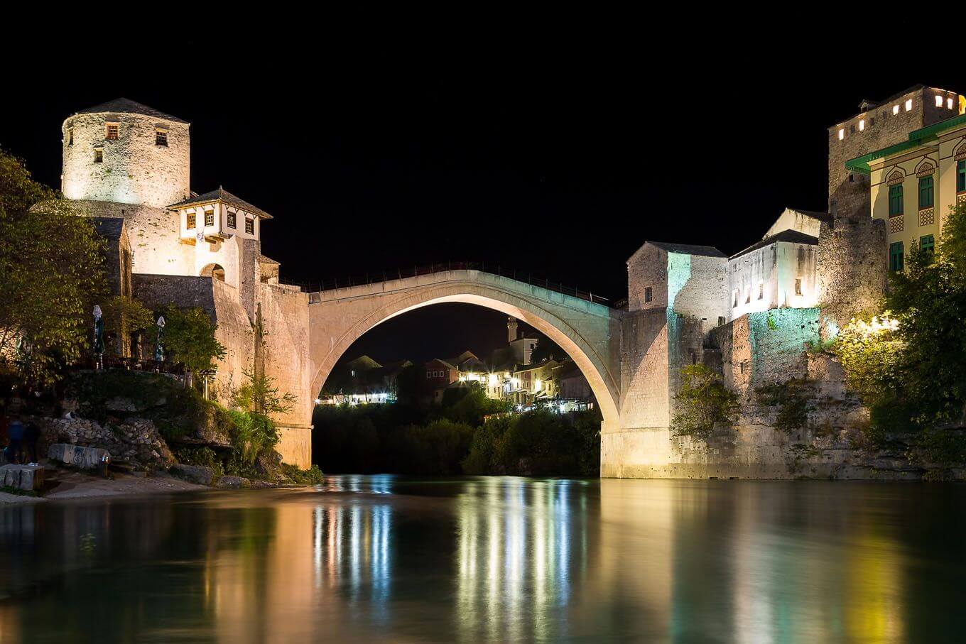 Photograph of the famous bridge Stari Most in Mostar